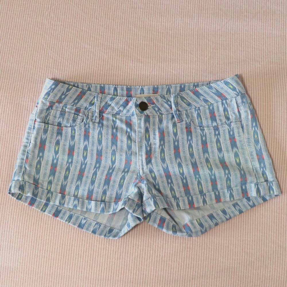 Aerie Blue Striped Shorts | Size 2